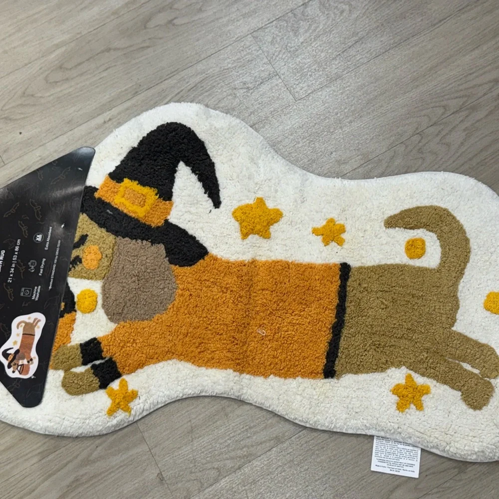 Halloween Dog Bath Mat